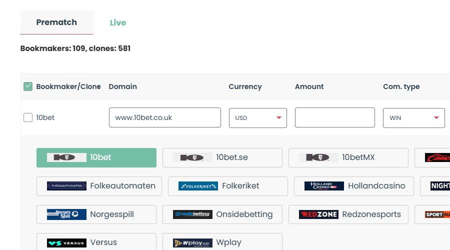 Betburger betting site coverage
