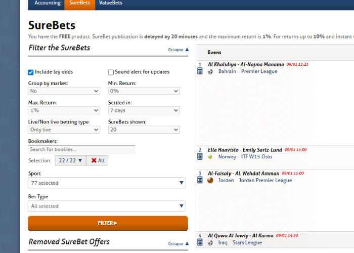 Betonvalue arbitrage bets example