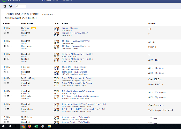 surebet.com user interface